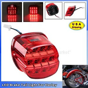 LED ブレーキテールライトハーレーダイナロードキングエレクトラグライドスポーツスター FLHTK LED Brake Tail Light Fit For Harley Dyna Road King Electra Glide Sportster FLHTK 【並行輸入品】