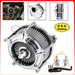 クロームエアクリーナーグレーインテークフィルターハーレーソフテイルストリートグライドFLHR FLTRX用 Chrome Air Cleaner Grey Intake Filter For Harley Softail Street Glide FLHR FLTRX 【並行輸入品】