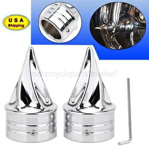 クロームツイストフロントアクスルナットカバーハーレーエレクトラグライドロードキングFLHR FLTR用 Chrome Twisted Front Axle Nut Cover For Harley Electra Glide Road King FLHR FLTR 【並行輸入品】