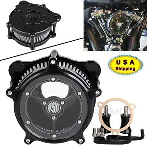 RSD エアクリーナー インテークフィルター ハーレーエレクトラ ロードグライド ソフテイル FLHTC FLHX用 RSD Air Cleaner Intake Filter For Harley Electra Road Glide Softail FLHTC FLHX 【並行輸入品】