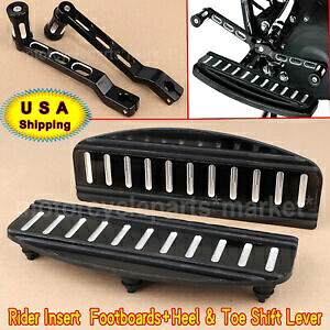 ドライバーインサートフロアボード&ヒールトゥシフトレバー ペグ付き ハーレーツーリングFLHR/T用 Driver Insert Floorboard & Heel Toe Shift Lever w/Peg For Harley Touring FLHR/T 【並行輸入品】 40,755円