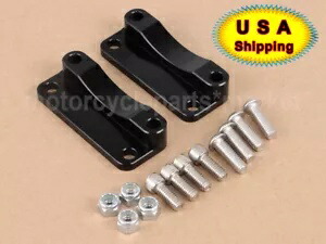 ハーレーエレクトラロードキングストリートグライドFLTR FLHX用フロントフェンダーリロケーターキット Front Fender Relocator Kit For Harley Electra Road King Street Glide FLTR FLHX 【並行輸入品】