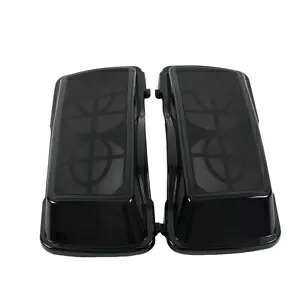 サドルバッグ デュアル 6x9 スピーカー蓋 ハーレー ツーリング エレクトラ ロード グライド 1993-2013 用 Saddlebag Dual 6x9-speaker lid for Harley Touring Electra Road Glide 1993-2013 【並行輸入品】