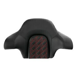 キングトランクバックレスト ハーレーツーリング CVO ロードグライド 14-24 レッドステッチに適合 King Trunk Backrest Fit For Harley Touring CVO Road Glide 14-24 Red Stitching 【並行輸入品】