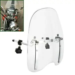 フロントガラスハーレーソフテイルスポーツスターXLダイナ7/8インチ22mmハンドルバーに適合 Front Windshield Fit For Harley Softail Sportster XL Dyna 7/8'' 22mm Handlebar 【並行輸入品】