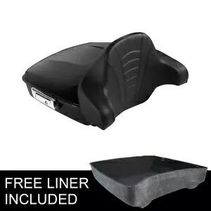 チョップドパック トランク バックレスト ハーレー ツアーパック ストリート グライド ロードキング 09-13 に適合 Chopped Pack Trunk Backrest Fit For Harley Tour Pak Street Glide Road King 09-13 【並行輸入品】