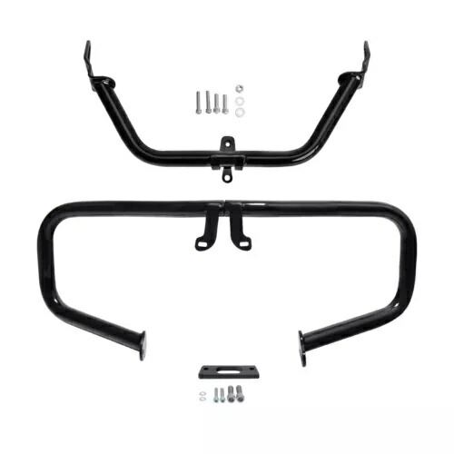 みじん切りエンジンガードクラッシュバーフェアリングサポートハーレーロードグライド15-23用 Chopped Engine Guard Crash Bar Fairing Support Fit For Harley Road Glide 15-23 【並行輸入品】