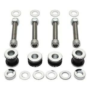 シーシーバードッキングハードウェアキット ハーレーファットボーイ 03-17 ナイトトレイン 03-09 に適合 Sissy Bar Docking Hardware Kit Fit For Harley Fat Boy 03-17 Night Train 03-09 【並行輸入品】