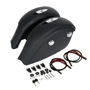 マットサドルバッグ電子ラッチインディアンスプリングフィールド 16-18 ダークホース 18 に適合 Matte Saddlebags Electronic Latch Fit For Indian Springfield 16-18 Dark Horse 18 【並行輸入品】