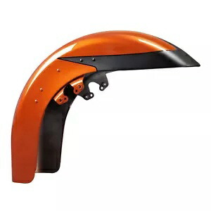 フロントフェンダー ハーレーストリートグライド 2014-2024 スコーチオレンジ/ブラックデニムに適合 Front Fender Fit For Harley Street Glide 2014-2024 Scorched Orange / Black Denim 【並行輸入品】