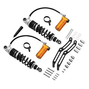 リモートリザーバーリアサスペンションショック ハーレーロードグライド 2014-2024 に適合 Remote Reservoir Rear Suspension Shocks Fit For Harley Road Glide 2014-2024 【並行輸入品】