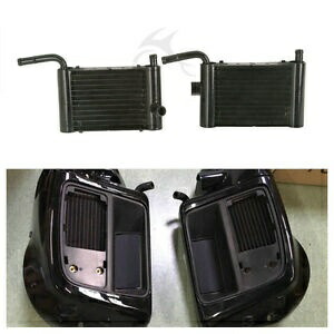 ブラック下部ベントフェアリングラジエーターハーレーツーリングツインカム2014-2024 19に適合 Black Lower Vented Fairing Radiator Fit For Harley Touring Twin Cam 2014-2024 19 【並行輸入品】