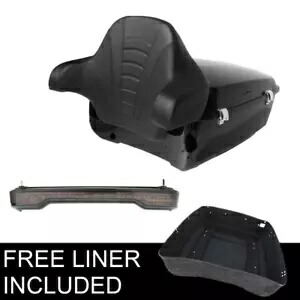 キングトランクバックレストスモークブレーキライトハーレーツアーパックロードグライド14-24用 King Trunk Backrest Smoke Brake Light Fit For Harley Tour Pak Road Glide 14-24 【並行輸入品】 64,735円