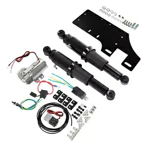 リアエアライドサスペンションキットハーレーストリートロードグライドロードキング94-24 16に適合 Rear Air Ride Suspension Kit Fit For Harley Street Road Glide Road King 94-24 16 【並行輸入品】