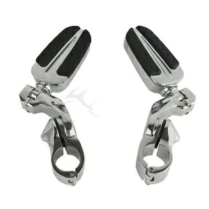フットペグレストと1.25インチのショートアングル調整可能なマウント、ハーレースリップストリームにフィット Foot Pegs Rests & 1.25\