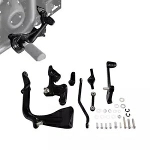 ビビッドブラックミッドコントロールブレーキサイドフィットハーレースポーツグライドファットボブ 18-24 19 Vivid Black Mid Controls Brake Side Fit For Harley Sport Glide Fat Bob 18-24 19 【並行輸入品】