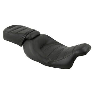 ブラック ドライバー ライダー パッセンジャー シート ハーレー ツーリング ロード グライド 2009-2024 に適合 Black Driver Rider Passenger Seat Fit For Harley Touring Road Glide 2009-2024 【並行輸入品】
