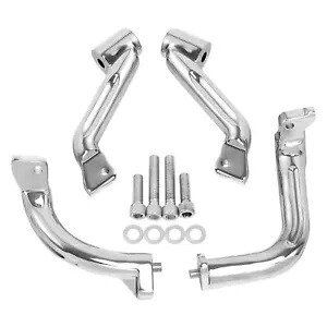 ドライバーフロアボードフットボードブラケットキット ハーレーツーリングロードグライド17-24に適合 Driver Floorboard Footboard Bracket Kit Fit For Harley Touring Road Glide 17-24 【並行輸入品】