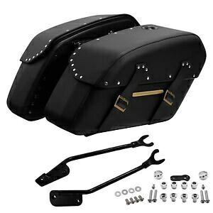 ブラック取り外し可能サドルバッグ マウントキット付き ハーレーファットボーイ FLFB FLFBS 18-24に適合 Black Detachable Saddlebags W/ Mount Kit Fit For Harley Fat Boy FLFB FLFBS 18-24 【並行輸入品】 93,170円