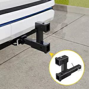 4000LB トラック デュアル 2 インチ トレーラー ヒッチ レシーバー ライズドロップ アダプター エクステンダー トウ 4000LB Truck Dual 2\