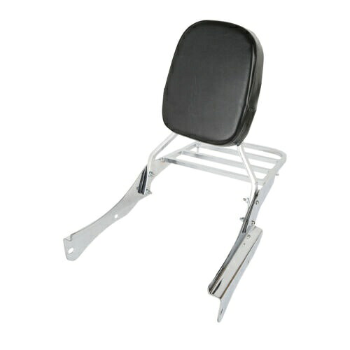 バックレスト シーシーバー 荷物ラック ホンダ シャドウ スピリット VT750DC 01-03、05-07 に適合 Backrest Sissy Bar Luggage Rack Fit For Honda Shadow Spirit VT750DC 01-03,05-07 【並行輸入品】