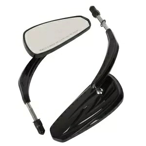 ブラック 8 ミリメートルリアビューミラーハーレースポーツスター XL 883 XL 1200 アイアン 48 72 に適合 Black 8mm Rear View Mirrors Fit For Harley Sportster XL 883 XL 1200 Iron 48 72 【並行輸入品】