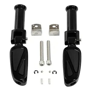 後部助手席フットペグ フットレスト & ブラケット ハーレーストリートボブ 2018-2023 に適合 Rear Passenger Footpegs Footrest & Bracket Fit For Harley Street Bob 2018-2023 【並行輸入品】 39,325円