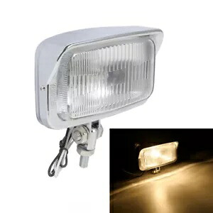 レトロな長方形ヘッドライトハーレーカフェレーサーチョッパーボバークルーザーに適合 Retro Rectangle Headlight Fit For Harley Cafe Racer Chopper Bobber Cruiser 【並行輸入品】