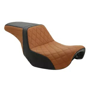 ドライバーライダー助手席ハーレーダイナストリートボブスーパーグライド06-17 15に適合 Driver Rider Passenger Seat Fit For Harley Dyna Street Bob Super Glide 06-17 15 【並行輸入品】