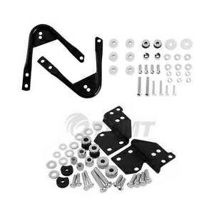 ブラック シーシーバー & ラック ハードウェア ドッキング ハーレー ロード エレクトラグライド 97-08 に適合 Black Sissy Bar & Rack Hardware Docking Fit For Harley Road Electra Glide 97-08 【並行輸入品】