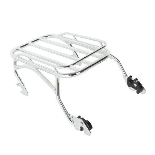 取り外し可能なソロ荷物ラック ハーレーツーリングロードキングモデル 1997-2008 に適合 Detachable Solo Luggage Rack Fit For Harley Touring Road King Models 1997-2008 【並行輸入品】