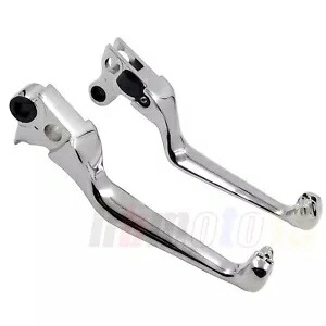 ブレーキ クラッチ レバー クローム ハーレー ソフテイル Flstc ヘリテージ Fxdwg ダイナ 1996- Brake Clutch Levers Chrome For Harley Softail Flstc Heritage Fxdwg Dyna 1996- 【並行輸入品】