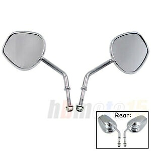 バックミラー クローム 8mm ネジ ほとんどのハーレーダビッドソン 1982 以降モデル用 Rearview Mirrors Chrome 8mm Thread For Most Harley Davidson 1982 +Later models 【並行輸入品】 36,465円