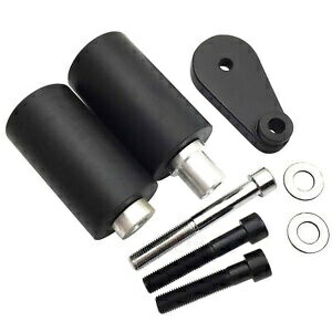 ブラック ノーカット フレーム スライダー クラッシュ プロテクター 2003-2005 Yzf R6 / 2006-2009 R6S用 Black No Cut Frame Slider Crash Protector For 2003-2005 Yzf R6 / 2006-2009 R6S 【並行輸入品】