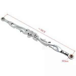スカル シフト リンケージ クローム ハーレー 2001+ ソフテイル FXDWG ダイナ ワイド グライド FLHR 用 Skull Shift Linkage Chrome For Harley 2001+ Softail FXDWG Dyna Wide Glide FLHR 【並行輸入品】