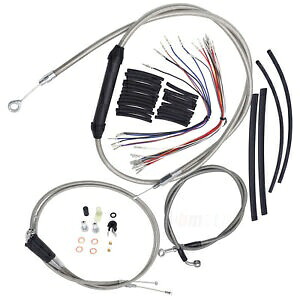 SR 16 インチ エイプ ハンドルバー 拡張 Cabke 配線ハーネス 96-06 ダイナ ABS グライドなし SR 16” Ape Handlebar Extended Cabke Wiring Harnesse For 96-06 Dyna w/o ABS Glide 【並行輸入品】