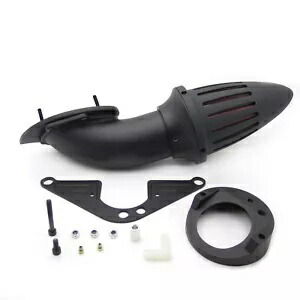 エアクリーナー インテーク キット ブレット 99-2012 ヤマハ ロードスター 1600 1700 マットブラック用 Air Cleaner Intake Kit Bullet For 99- 2012 Yamaha RoadStar 1600 1700 Matte Black 【並行輸入品】