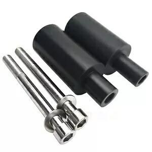 Balck ノーカット フレーム スライダー クラッシュ プロテクター 2003-2006 ホンダ CBR 600RR 用 Balck No Cut Frame Slider Crash ProtectorFor 2003- 2006 Honda CBR 600RR 【並行輸入品】
