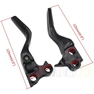 ブレーキ クラッチ レバー ショーティー ブラック ハーレー 96-03 XL 96-07 ダイナ ツーリング ソフテイル用 Brake Clutch Levers Shorty Black For Harley 96-03 XL 96-07 Dyna Touring Softail 【並行輸入品】