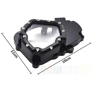 黒透明エンジンステーターカバーヤマハ 03-2005 Yzf R6 06-2009 R6S Black Transparent Engine Stator Cover For Yamaha 03-2005 Yzf R6 06-2009 R6S 【並行輸入品】