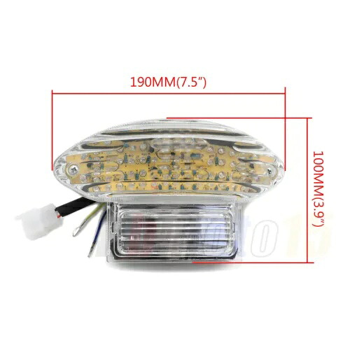 クリアレンズテールライトスズキ Gsx1300R 隼カタナ Gsx 600 Gsx600F 750 Clear Lens Tail Light For Suzuki Gsx1300R Hayabusa Katana Gsx 600 Gsx600F 750 【並行輸入品】 36,465円