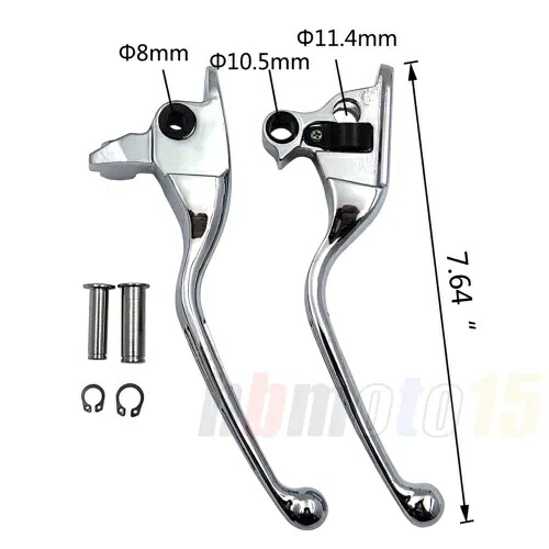ブレーキ クラッチ ハンド レバー クローム ハーレー 08-13 ツーリング & トライク 14+ FLHR & FLHRC 用 Brake Clutch Hand Lever Chrome For Harley 08-13 Touring & Trike 14+ FLHR & FLHRC 【並行輸入品】