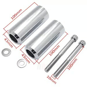 クローム フレーム スライダー プロテクター ヘビー 1991-1998 ホンダ CBR 600 F2 F3用 Chrome Frame Sliders Protector Heavy For 1991-1998 Honda CBR 600 F2 F3 【並行輸入品】