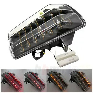 クリア新しい Led テールライトウインカースズキ Sv650 Sv650S Sv1000 Sv1000S Clear New Led Tail Light Turn Signals For Suzuki Sv650 Sv650S Sv1000 Sv1000S 【並行輸入品】