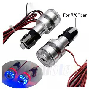 バーエンド埋め込み LED ターンシグナルブルー 7/8 \