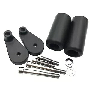 ノーカット フレーム スライダー クラッシュ プロテクター ブラック デルリン 2007 2008 ヤマハ Yzf R1用 No Cut Frame Slider Crash Protector Black Delrin For 2007 2008 Yamaha Yzf R1 【並行輸入品】