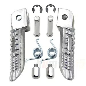 フロントフットペグフットレストシルバースズキGsx-R 600 / 750 1000 Gsxr / 2000-2014用 Front Foot Pegs Footrest Silver For Suzuki Gsx-R 600 / 750 1000 Gsxr / 2000-2014 【並行輸入品】
