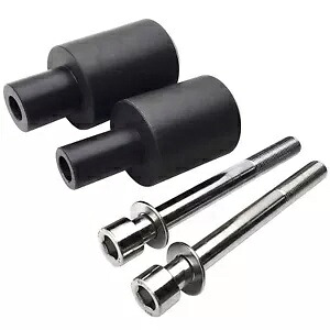 ノーカット フレーム スライダー クラッシュ プロテクター ブラック 2003-2006 ホンダ CBR 600Rr用 No Cut Frame Slider Crash Protector Black For 2003- 2006 Honda Cbr 600Rr 【並行輸入品】