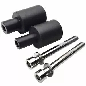 ノーカット フレーム スライダー クラッシュ プロテクター ブラック 2003-2006 ホンダ CBR 600Rr用 No Cut Frame Slider Crash Protector Black For 2003- 2006 Honda Cbr 600Rr 【並行輸入品】