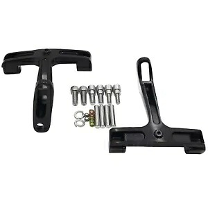 助手席フットレスト フロアボード取り付けブラケット ブラック 1993 以降 ツーリング & トライク用 Passenger Footrest Floorboard Mounting Bracket Black For 1993+ Touring & Trike 【並行輸入品】 38,610円